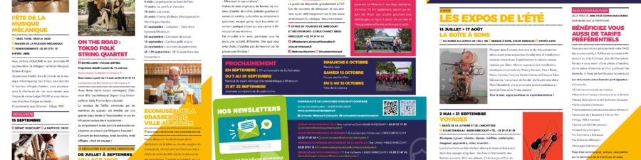 Retrouvez les actions culturelles de cet été ! Retrouvez les actions culturelles de cet été !