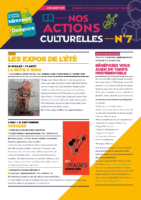 N° 7 Programme actions culturelles juin-août