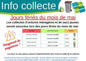 Info Collecte Mai